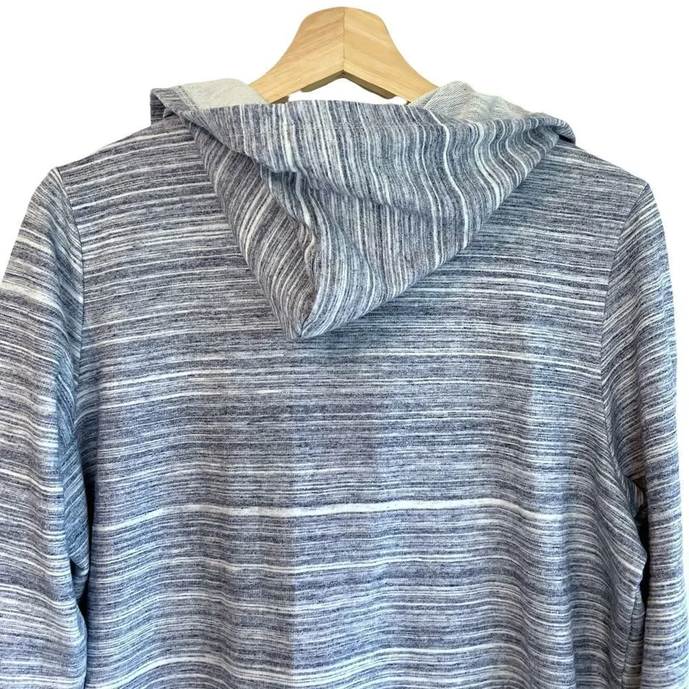 Per se Split Neck Hooded Sweatshirt - Picture 5 of 6
